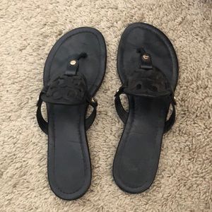 Tory Burch Miller sandals - black leather